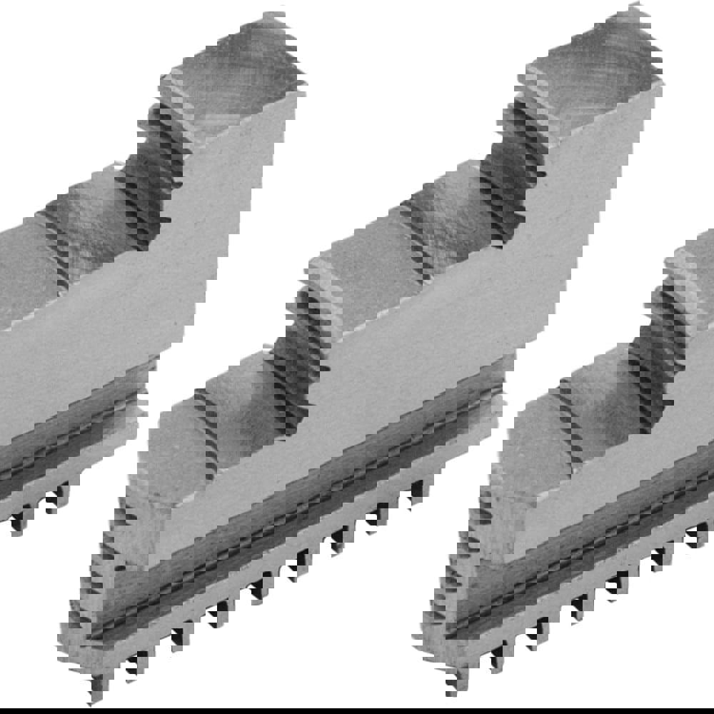Hard Lathe Chuck Jaw: 6'' Max Chuck Dia, Solid ID